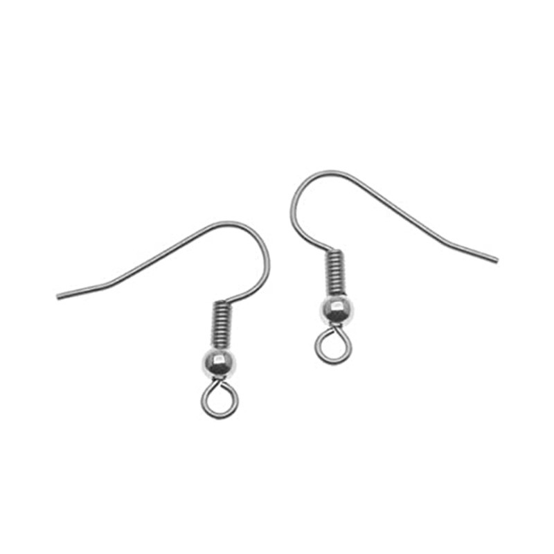 Crochet d'oreille en acier inoxydable - 100 pièces