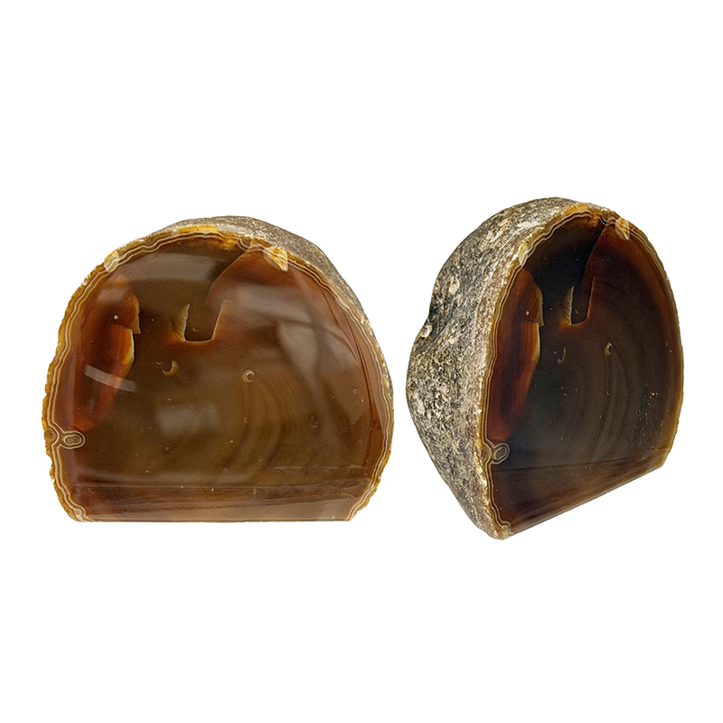 Agate Naturelle Base Sciée - LE KG