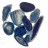 Agate Fine - env. 3 cm (Taille 00) - Les 10 pièces - Qualité B