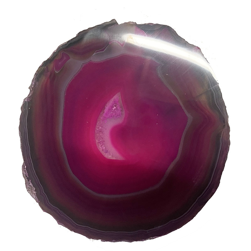 Agate Fine - env. 15.5 cm (Taille 7) - La pièce - rouge ou rose  - Qualité B