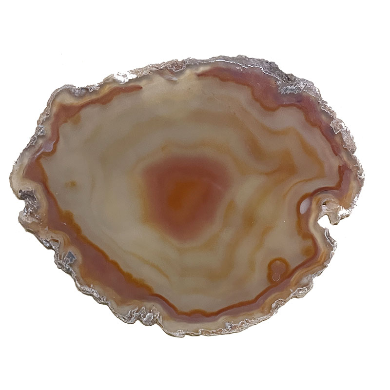 Agate fine rouge - env. 17 cm (Taille 8) - Qualité B - la pièce