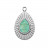 Goutte Amazonite - Acier - La pièce