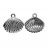 Coquillage Acier - 12,5 x 12,8 mm