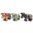 Animaux en soapstone – 35 mm - 10 pièces par variété 