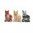 Animaux en soapstone – 35 mm - 10 pièces par variété 