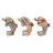 Animaux en soapstone – 35 mm - 10 pièces par variété 