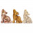 Animaux en soapstone – 35 mm - 10 pièces par variété 