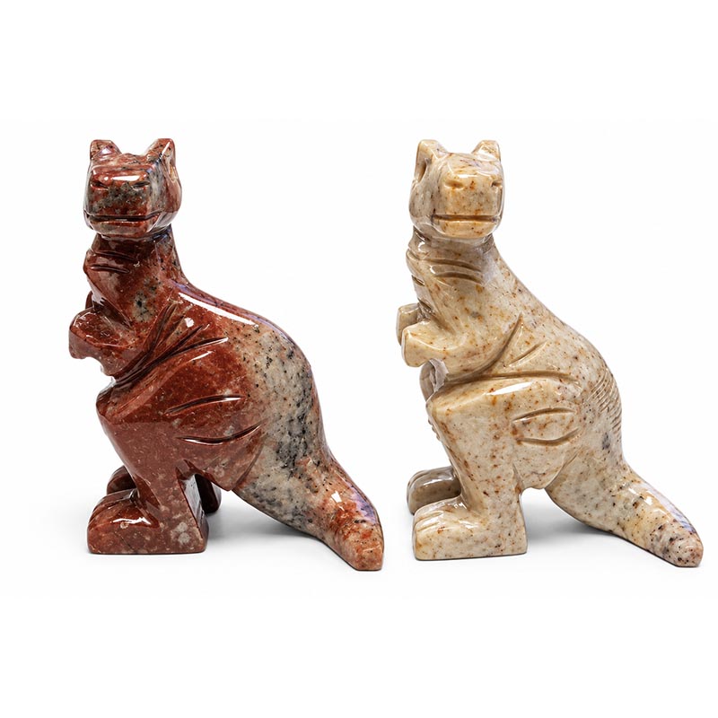 Animaux en pierre des Andes – 55 mm – Lot de 5 pièces