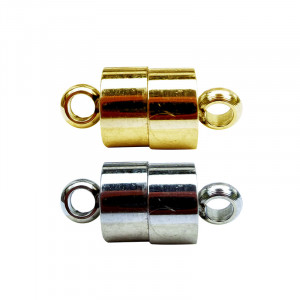 Fermoir Aimanté 9,8 x 4 mm Acier - 5 pièces