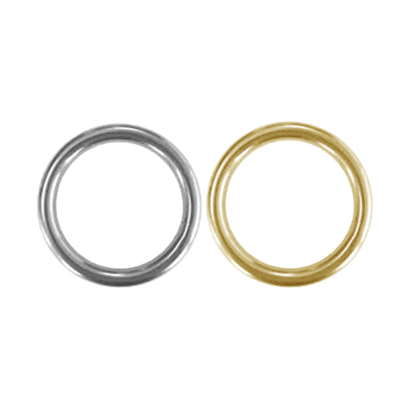 Anneau Fermé 3 mm Acier Acier Doré