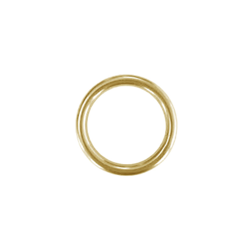Anneau Fermé 3 mm Acier Acier Doré