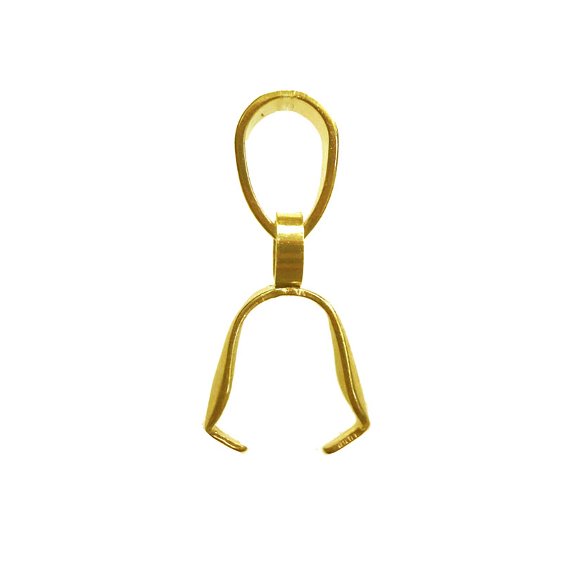 Bélière Acier Doré 8 mm - 10 pièces