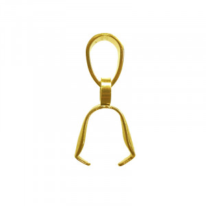 Bélière Acier Doré 8 mm - 10 pièces