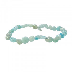 Bracelet amazonite grains les 4