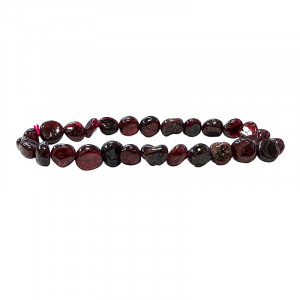 Bracelet grenat grains lot de 4