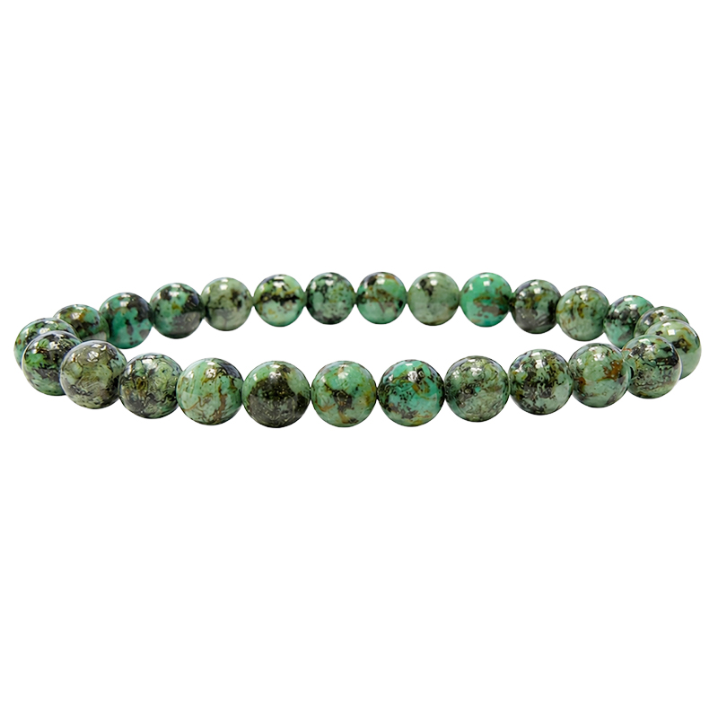 Bracelet Grande Taille Jaspe Africaine 8 mm