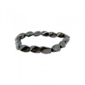 Bracelet hématite twist lot de 5 pièces