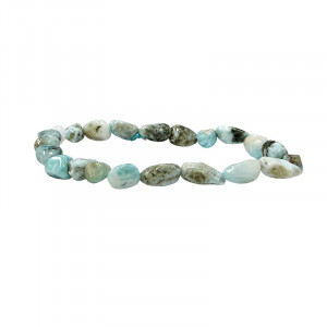 Bracelet larimar grains les 4