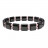 Bracelets magnétiques et oeil de chat synth. lot 5 pcs