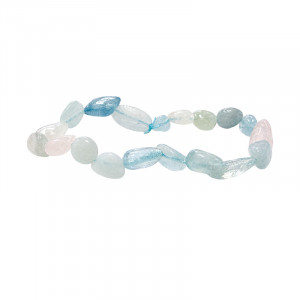 Bracelet béryls grains lot de 4