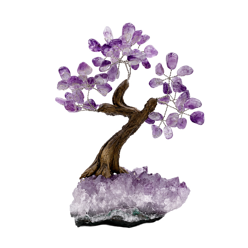 Bonsai pierres Améthyste Brésil 15 cm