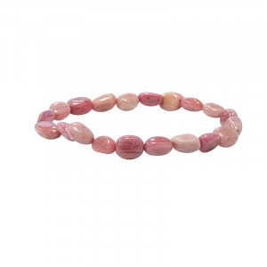 Bracelet rhodonite grains lot de 4