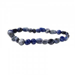Bracelet sodalite grains lot de 4