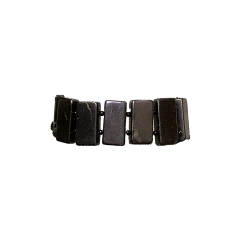 Bracelet shungite plaquettes