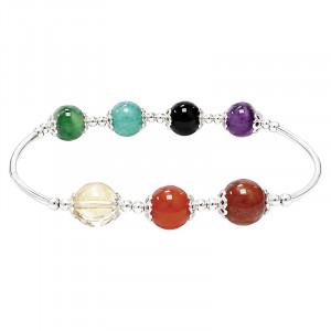 Bracelet chakra argent 0.925