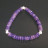 Bracelet charoite 6mm et argent 0.925