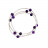 Bracelet 3 rangs argent plusieurs variétés