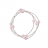 Bracelet 3 rangs argent plusieurs variétés