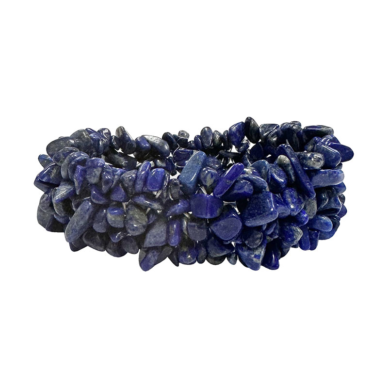 Bracelet lapis lazuli baroque - Lot de 5 pièces