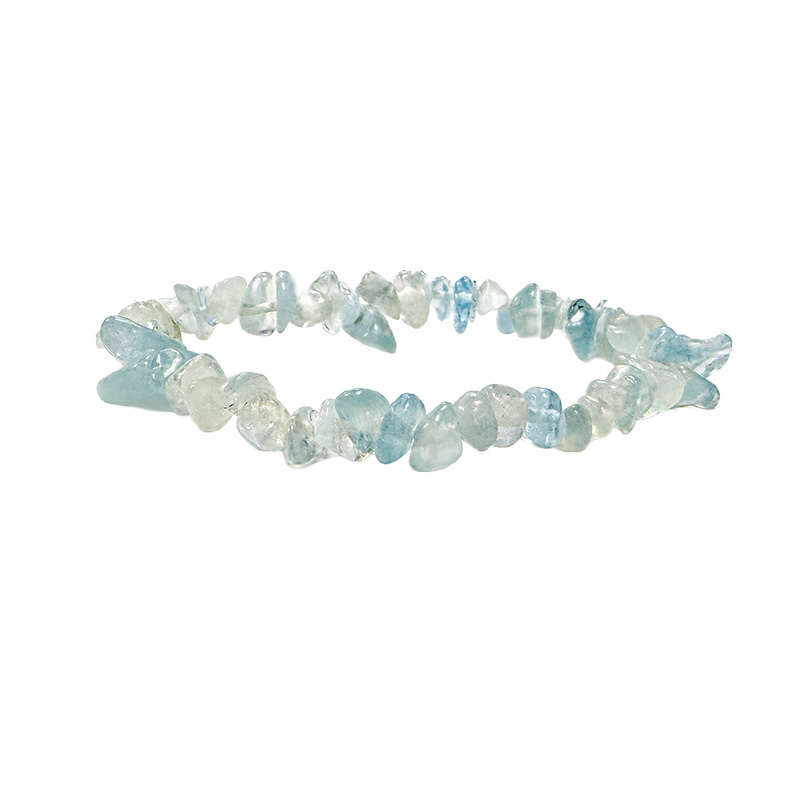 Bracelet baroque en Aigue-Marine – Lot de 10 pièces