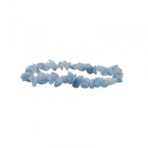 Bracelet baroque Aigue marine 10 pcs