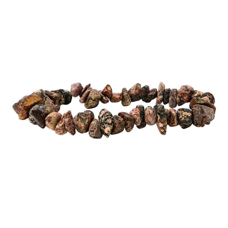Bracelet baroque Jaspe léopard 10 pcs