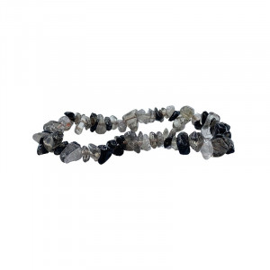 Bracelet baroque Quartz fumé 10 pcs