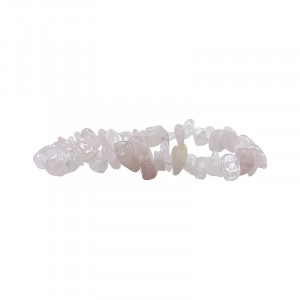 Bracelet baroque Quartz rose 10 pcs