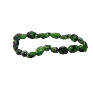 Bracelet rubis zoïsite grains lot de 4