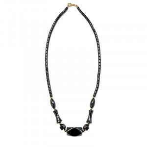 Collier Hématite - 45 cm - 10 pièces