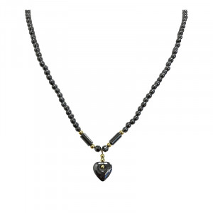 Collier Hematite - 43 cm - 10 pièces