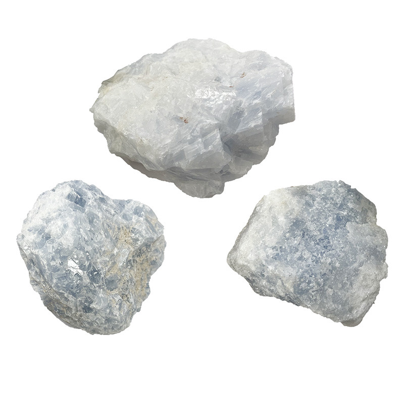 Calcite Bleue brute de Madagascar - Le kg - 4 à 8 cm
