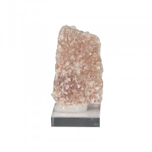 Calcédoine sur Apophyllite rouge - Inde - Pièce unique - CALCAP65
