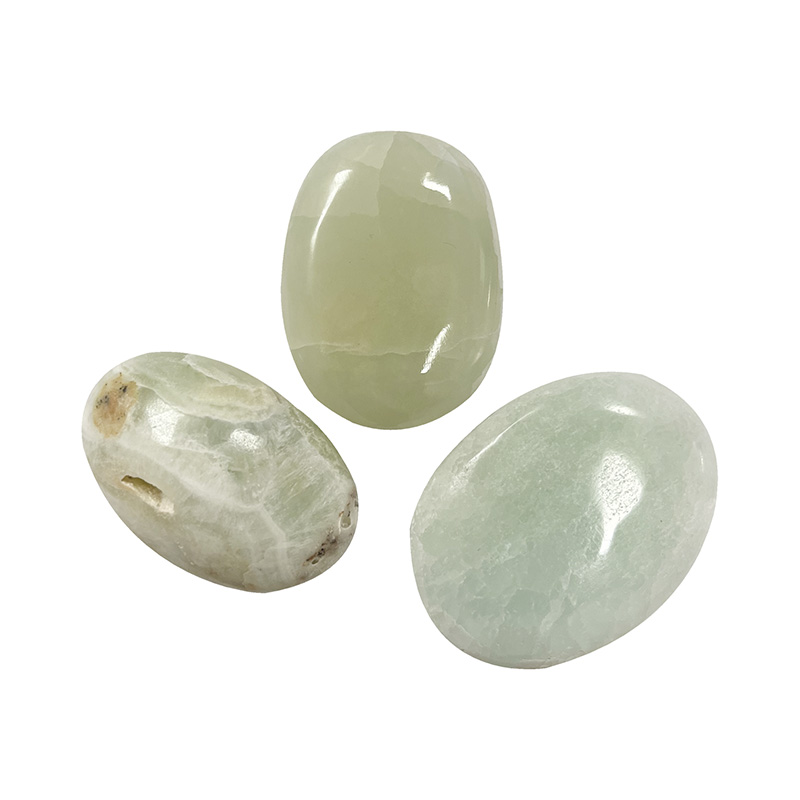 Calcite verte bleue (Pistachio) - Galet - La pièce