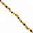 Collier Ambre de la Baltique roulé dépoli multi – 50 cm