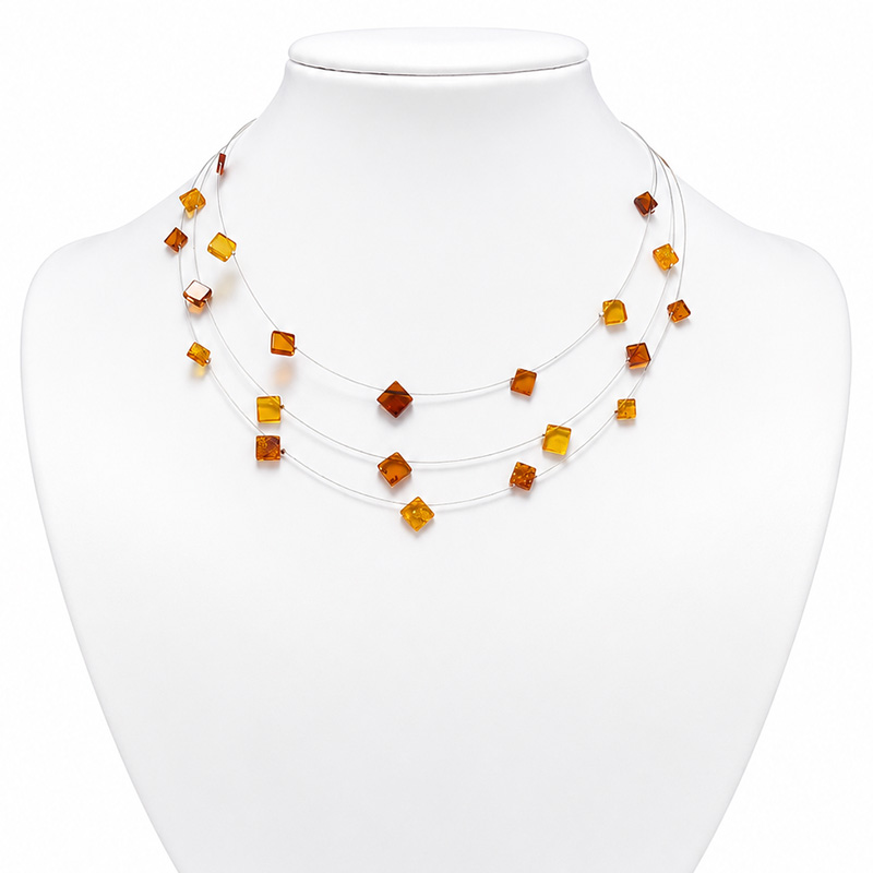 Collier Ambre de la baltique 45CM