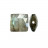 Carrés facettés percés de 8 mm - 10 pièces