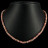 Collier disque 4x1 mm - pierre naturelle - Hématite dorée