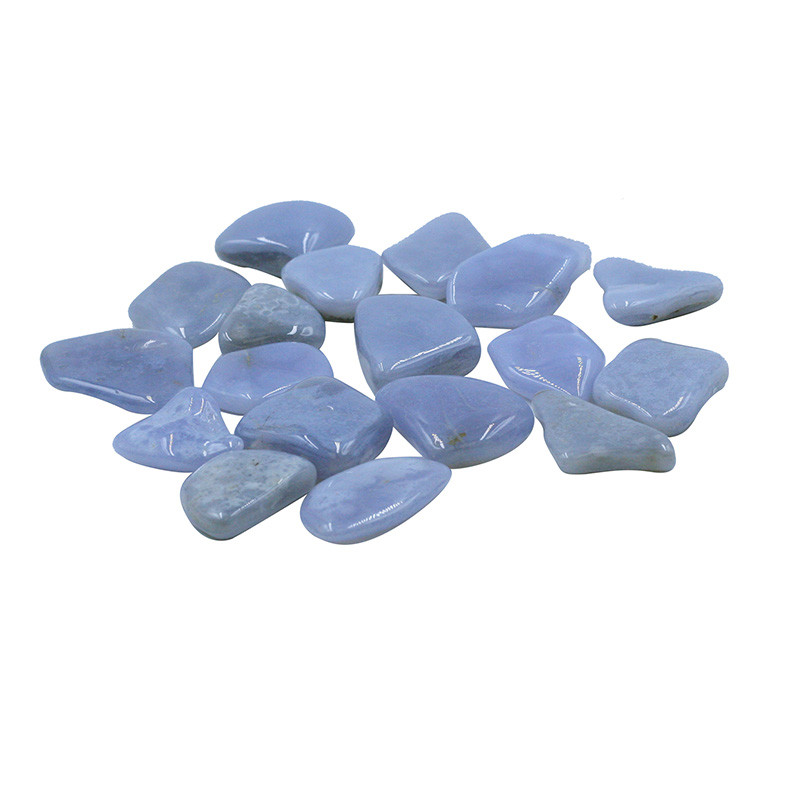 Calcédoine bleue - pierres roulées - 250 grs