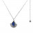 Chaine Acier Cabochon Lapis